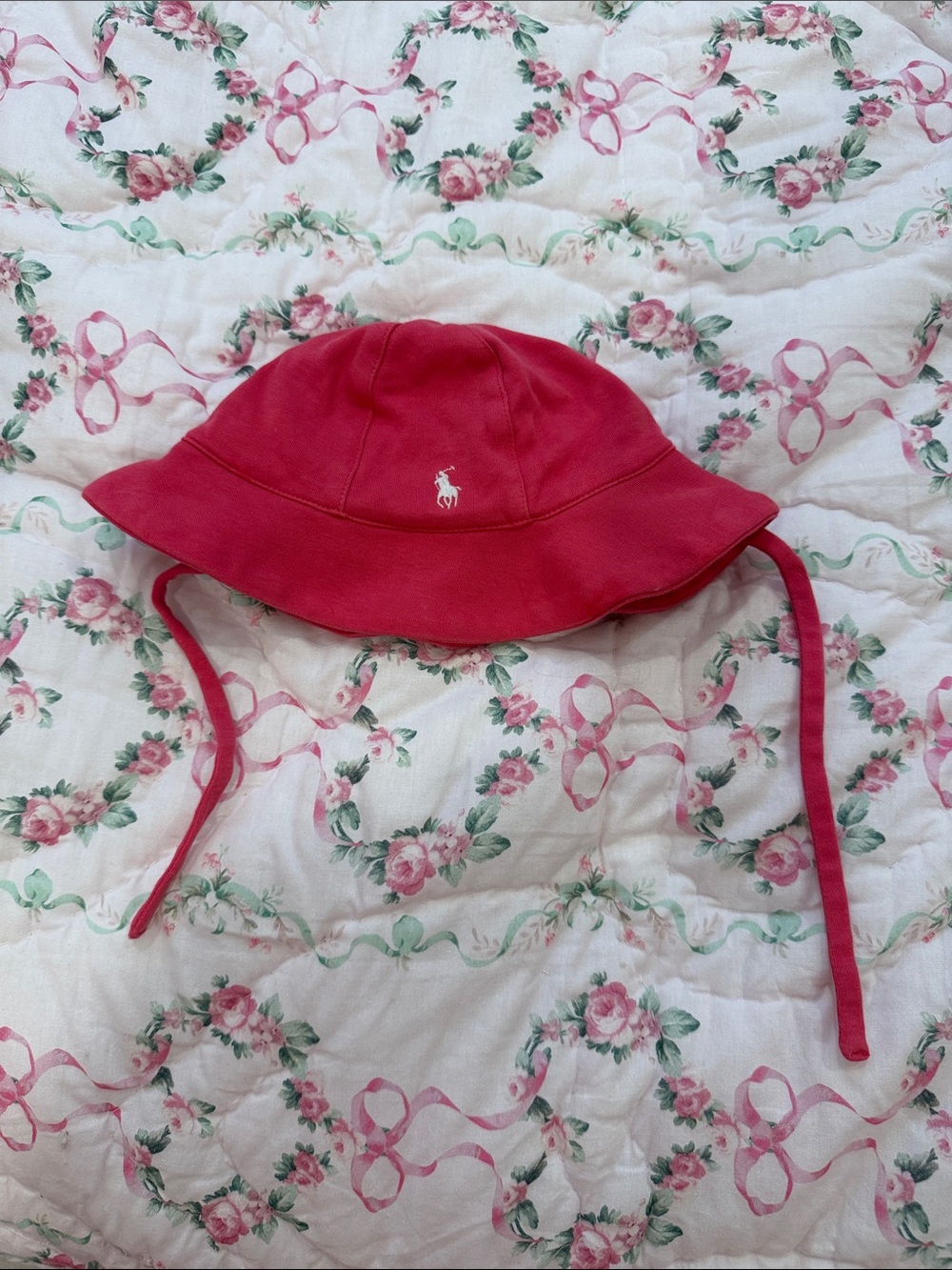 Ralph Lauren 12-24mo pink bucket hat